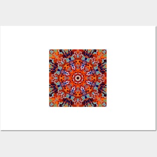 Fractal mandala Posters and Art